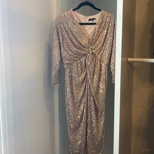 Sequin Maternity Dress